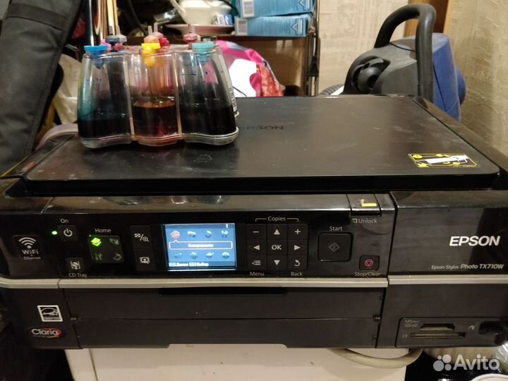 Принтер с мфу струйный epson. Photo. TX710W