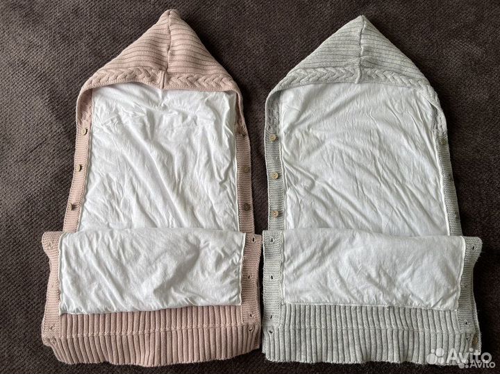 Детский конверт серый (розовый продан)