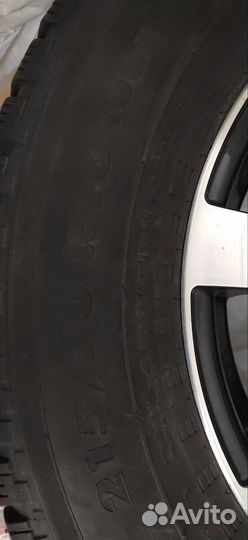 R16 Nokian Tyres Hakkapeliitta 10 215/70, PCD 5x98 DIA 38