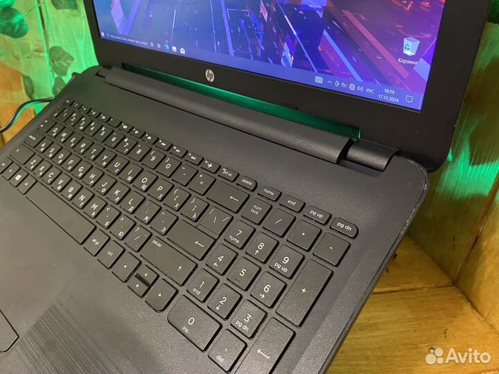 Отличный ноутбук HP 4ядра/6gb/ssd128/r5m330/FullHD
