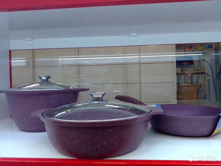 Набор посуды Kukmara(кас.4л.,жаровня 3л, сков24см)