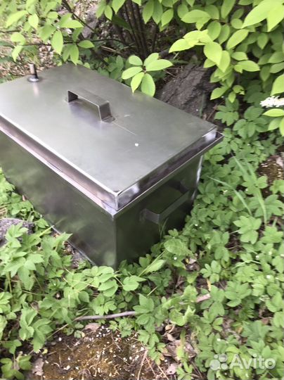 Коптильня горячего копчения гидрозатвором