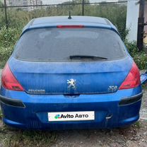 Peugeot 308 1.6 AT, 2008, битый, 146 000 км, с пробегом, цена 190 000 руб.