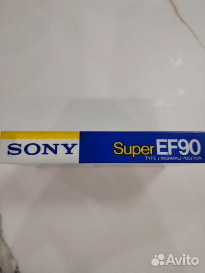 Аудиокассета sony superef 90 новая