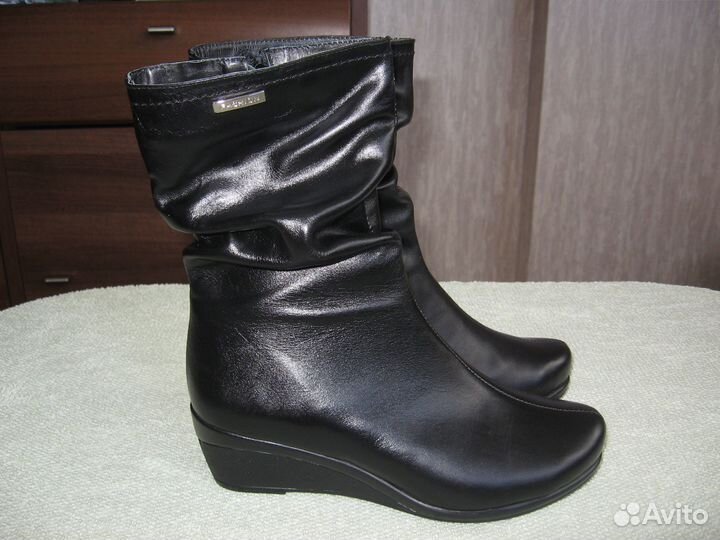 Новые Сапоги кожаные Туфли демисезонные Тапки пляж