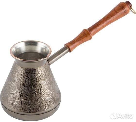 Новая медная турка 540 мл пятигорск с этикеткой