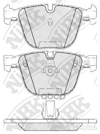 Колодки тормозные дисковые зад PN0326 NiBK