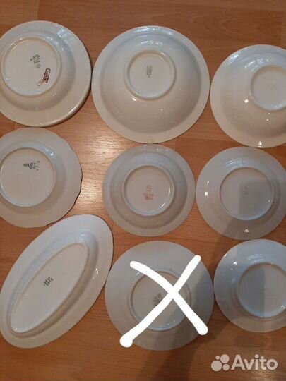 Сервиз зик. Тарелки СССР