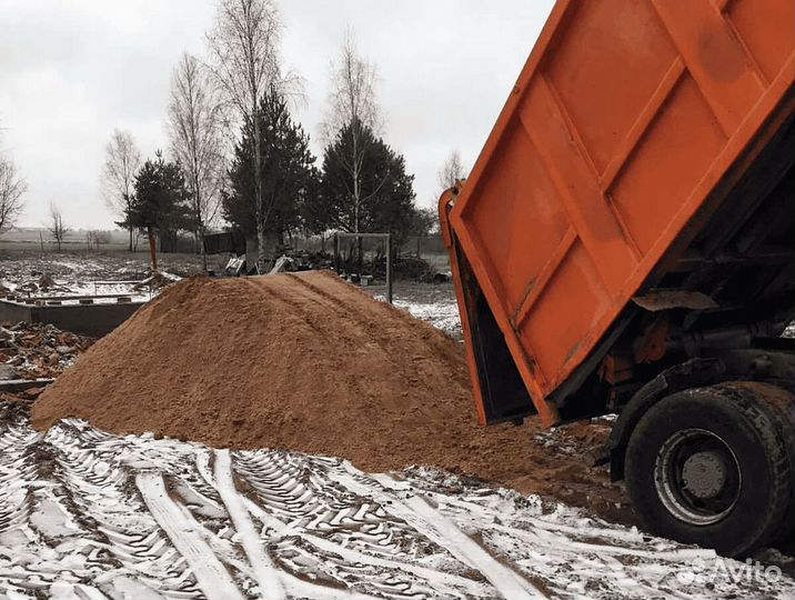 Песок сеянный в наличии с доставкой