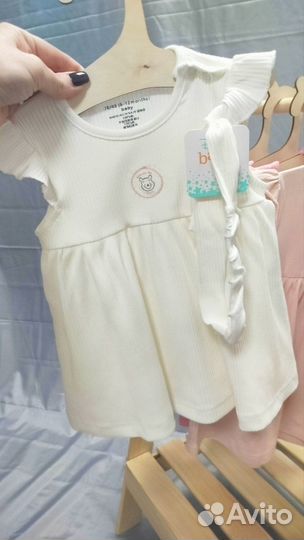 Платье боди для девочки 80 86