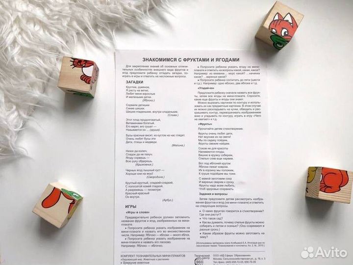 Набор развивающих мини плакатов