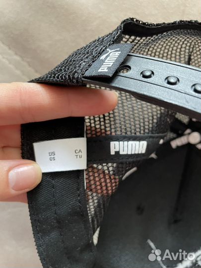 Бейсболка кепка мужская Puma черная оригинал