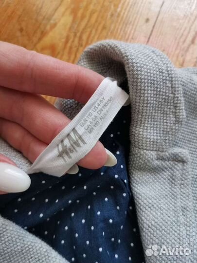 Пиджак H&M детский для мальчика 110 размер