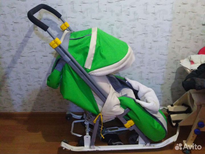 Детские санки коляска