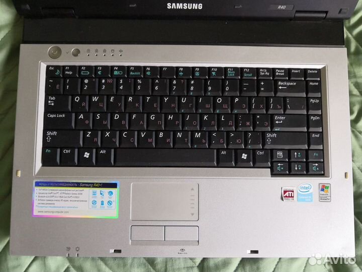 Ноут Samsung R40 (NP-R40K00F/SER) с Core2 T5500