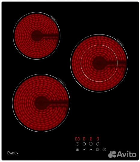 Evelux HEV 431 B электрическая варочная панель