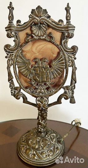 Старинный настольный торшер