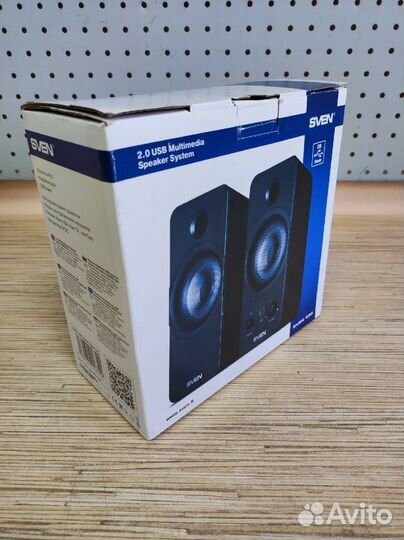 Актив.колонки 2.0 Sven 430 6Вт, питание от USB, пл