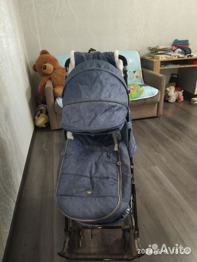 Детские санки коляска ника