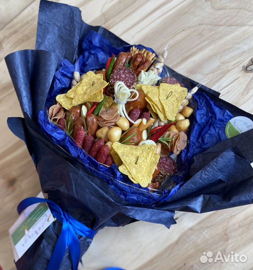 Съедобные мужские букеты