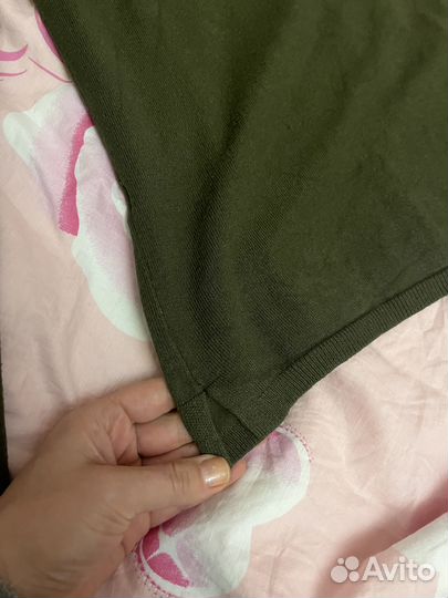 Водолазка stradivarius р- S болотного цвета