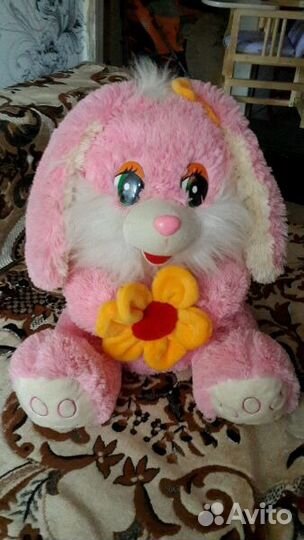 Говорящий мягкий зайка