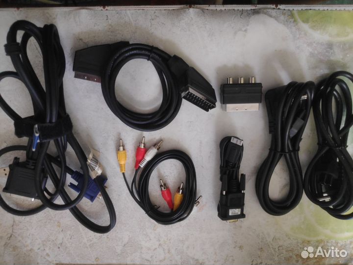 Кабель компьютер ноут тв тюльпан