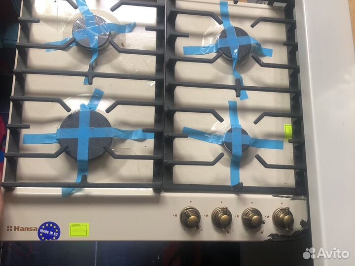 Газовая варочная панель 4 конфорки