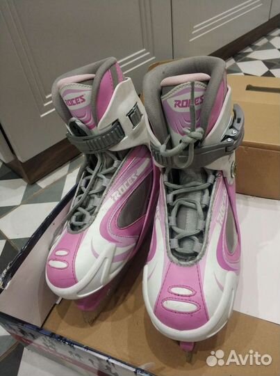 Коньки ледовые раздвижные Roces р. 36-40