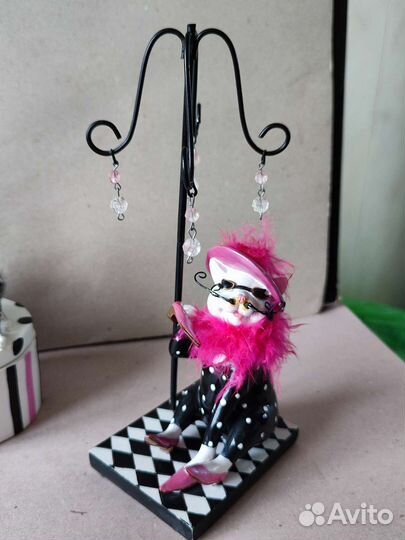 Шкатулка + подставка для украшений. Винтаж