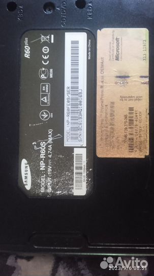 Ноутбук Samsung R 60plus