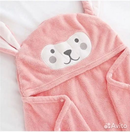 Полотенце пончо детское новое