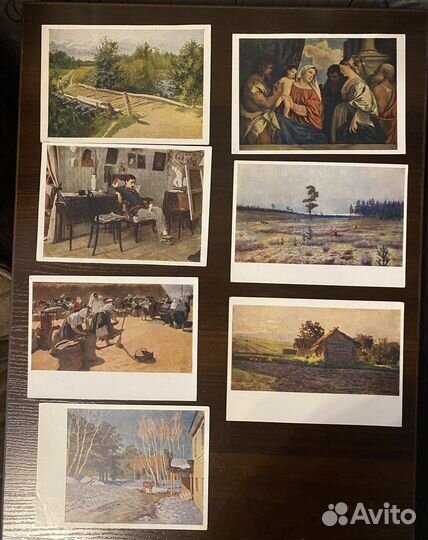 Дореволюционные открытки и СССР 56-57 год