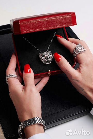 Cartier panthère золотое колье