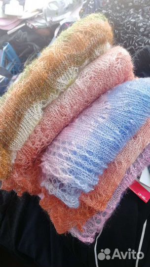 Оренбургский пуховый платок