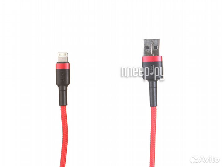 Baseus apple 8-pin Cafule 1.5A 2m Red calklf-C09