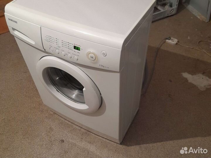 Узкий Самсунг 3,5кг Рабочий Гарантия