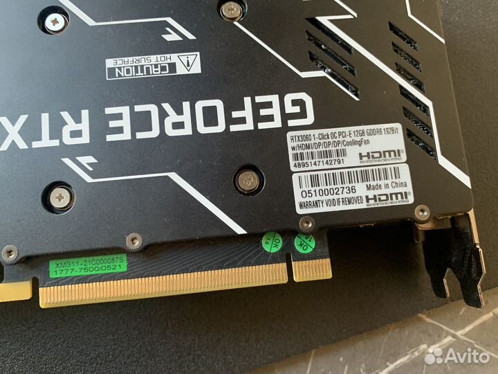 Видеокарта Geforce RTX3060 KFA 2