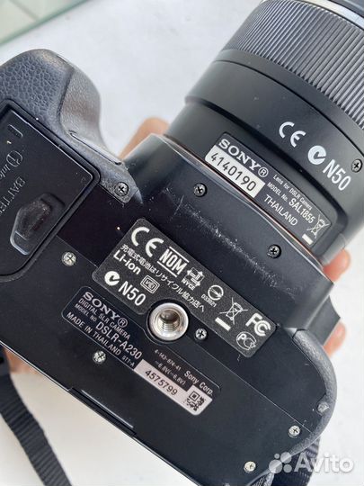 Зеркальный фотоаппарат sony