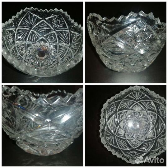 Салатник хрустальный