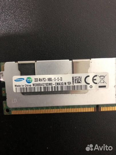 RAM 32 gb Samsung DDR3 PC3-10600R