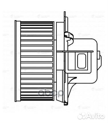 Э/вентилятор отоп. LFH20206 luzar