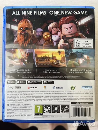 Lego star wars the skywalker saga ps5 игра