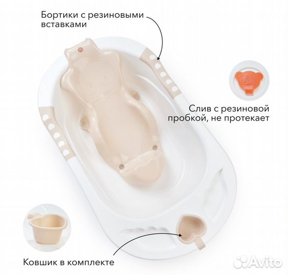 Ванночка для купания новорожденных