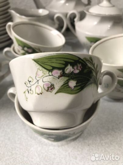 Сервиз чайный СССР Рига