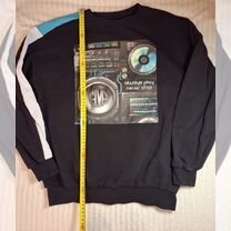 Черная толстовка для мальчика 170 гулливер