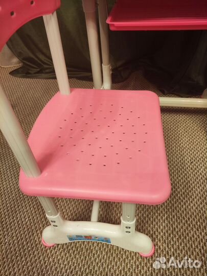 Детская растущая парта со стулом