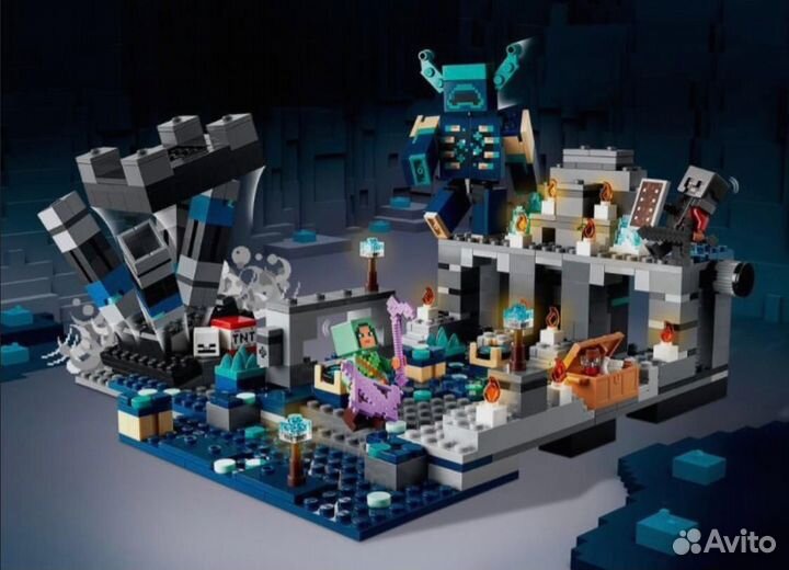 Minecraft Битва в глубинной тьме Аналог Lego