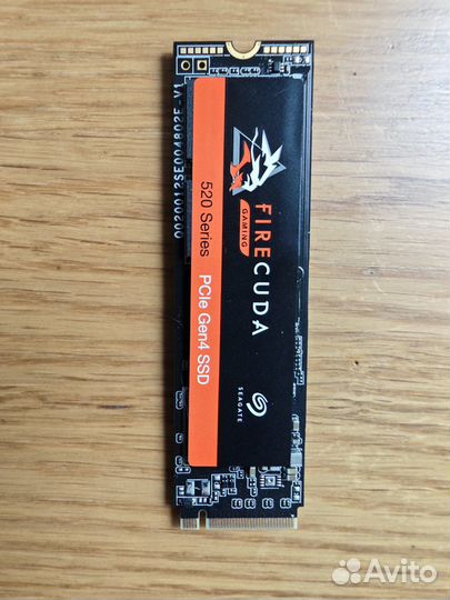 SSD диск Seagate firecuda 520 M.2 2280 1Тб pcie4