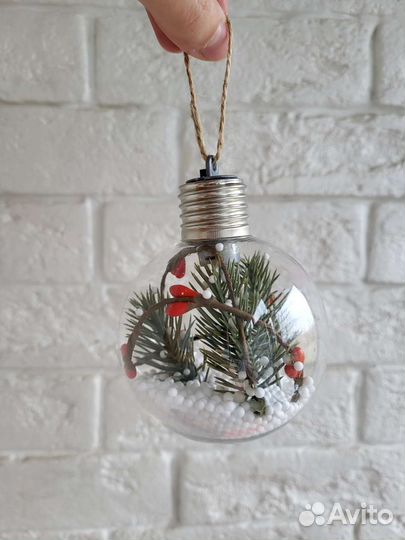 Елочная игрушка шар